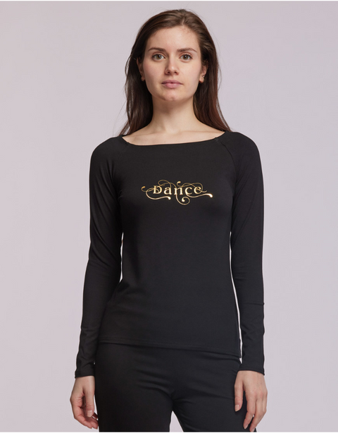 Maglia con maniche lunghe-Amana Arabesque-Temps Danse