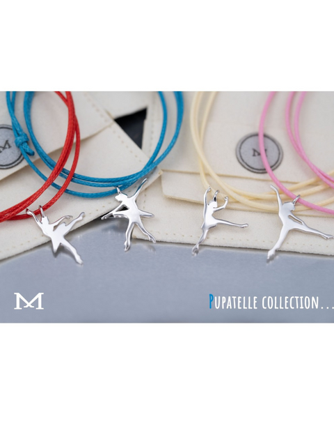 Ciondolo "Arabesque" smaltato Pupatelle Collection- PLC- Mikelart