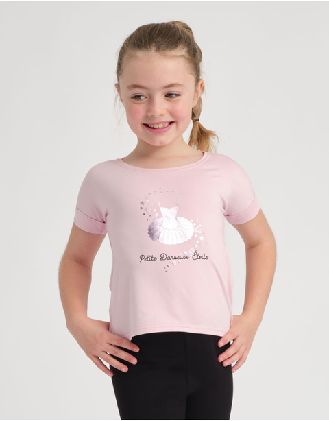 T-shirt per bimbe- Albany jr. star- Temps Danse